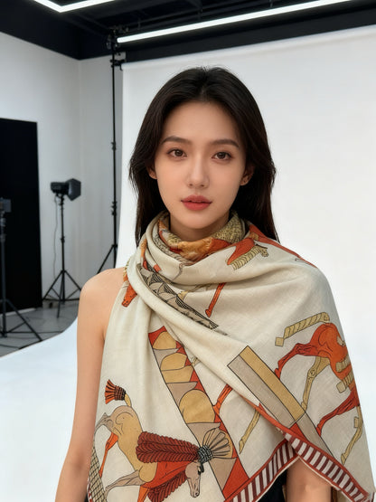 US / 에르메스 양면 실크