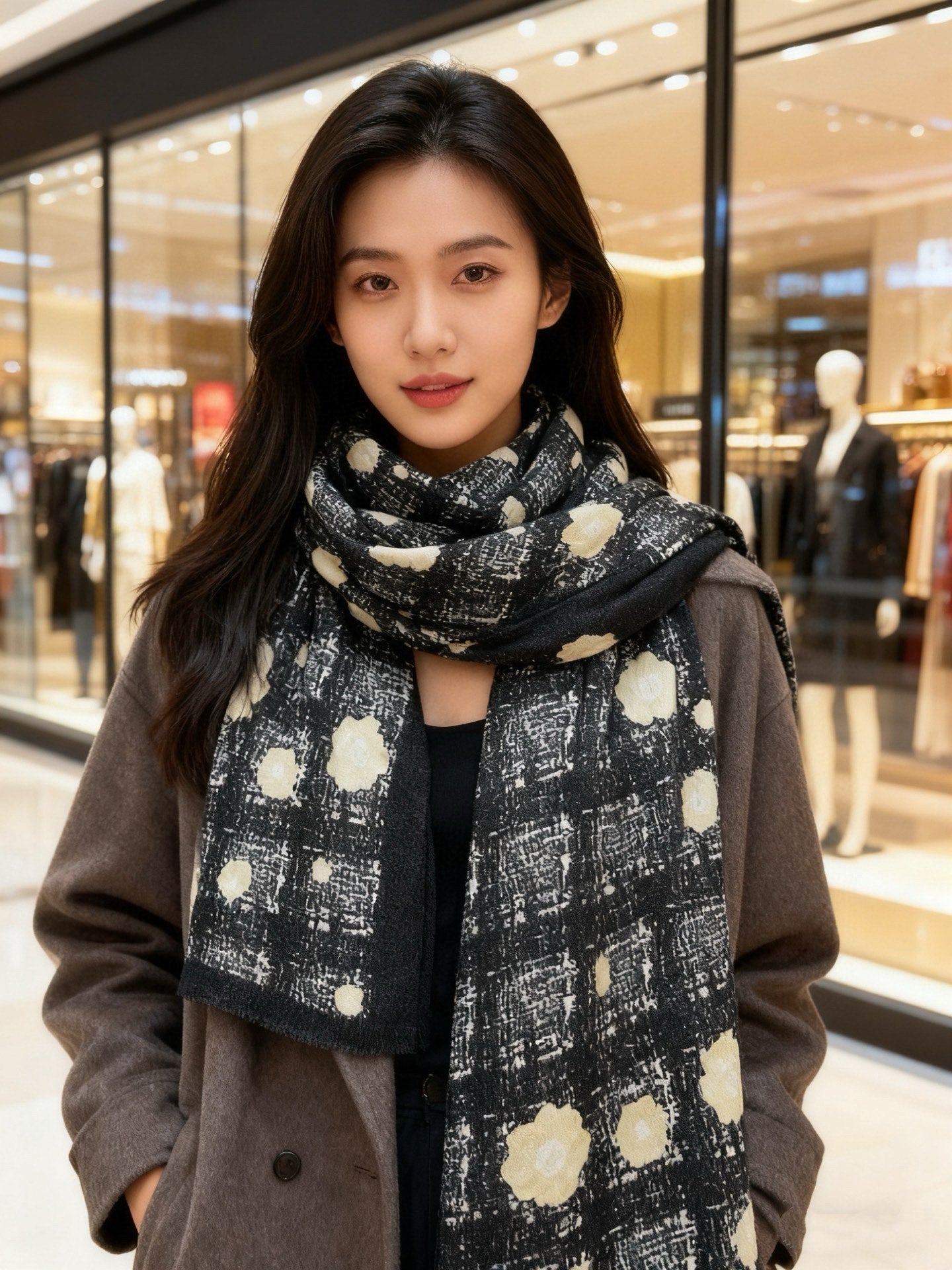 US / 샤넬 긴 수건