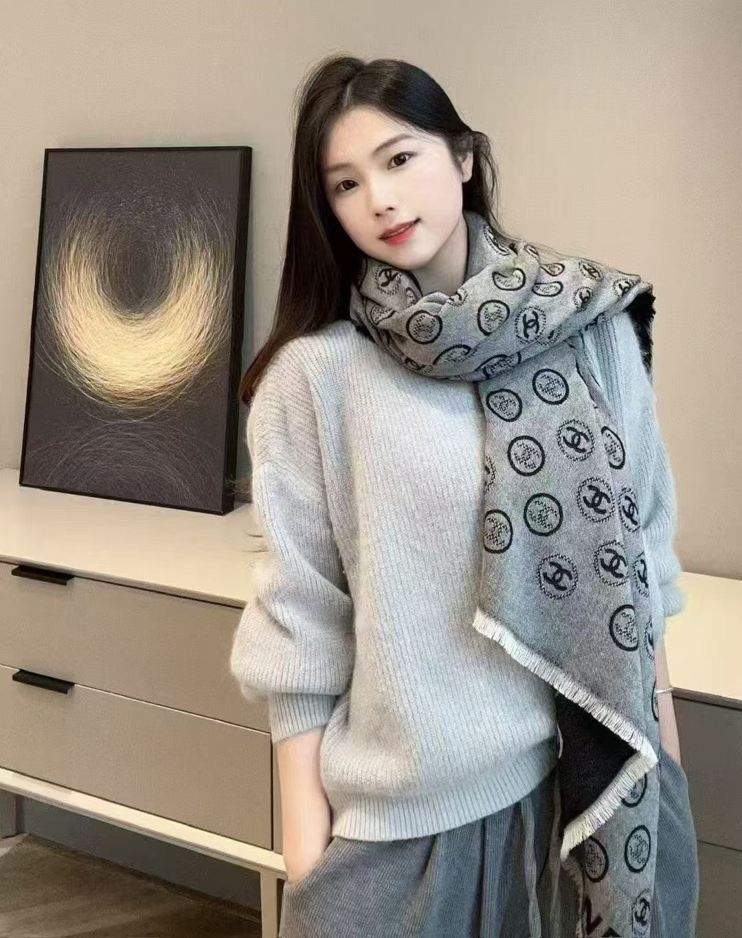 US / 샤넬 스카프