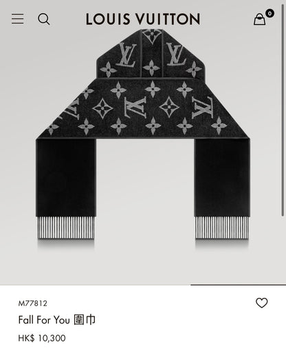 US / 루이비통 후드 스카프