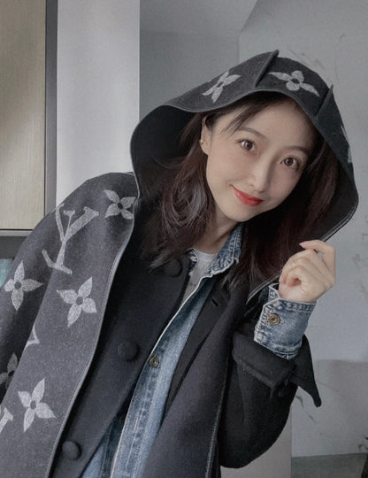 US / 루이비통 후드 스카프