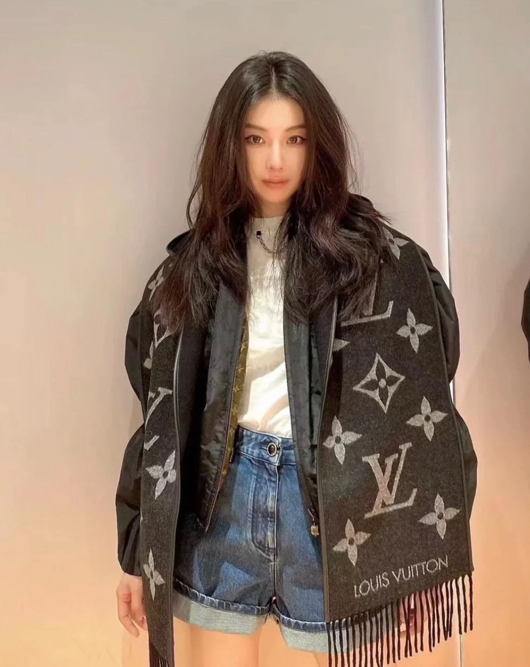 US / 루이비통 후드 스카프