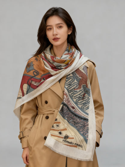 US / 에르메스 캐시미어 스카프