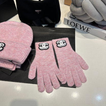 US / 샤넬 모자+장갑