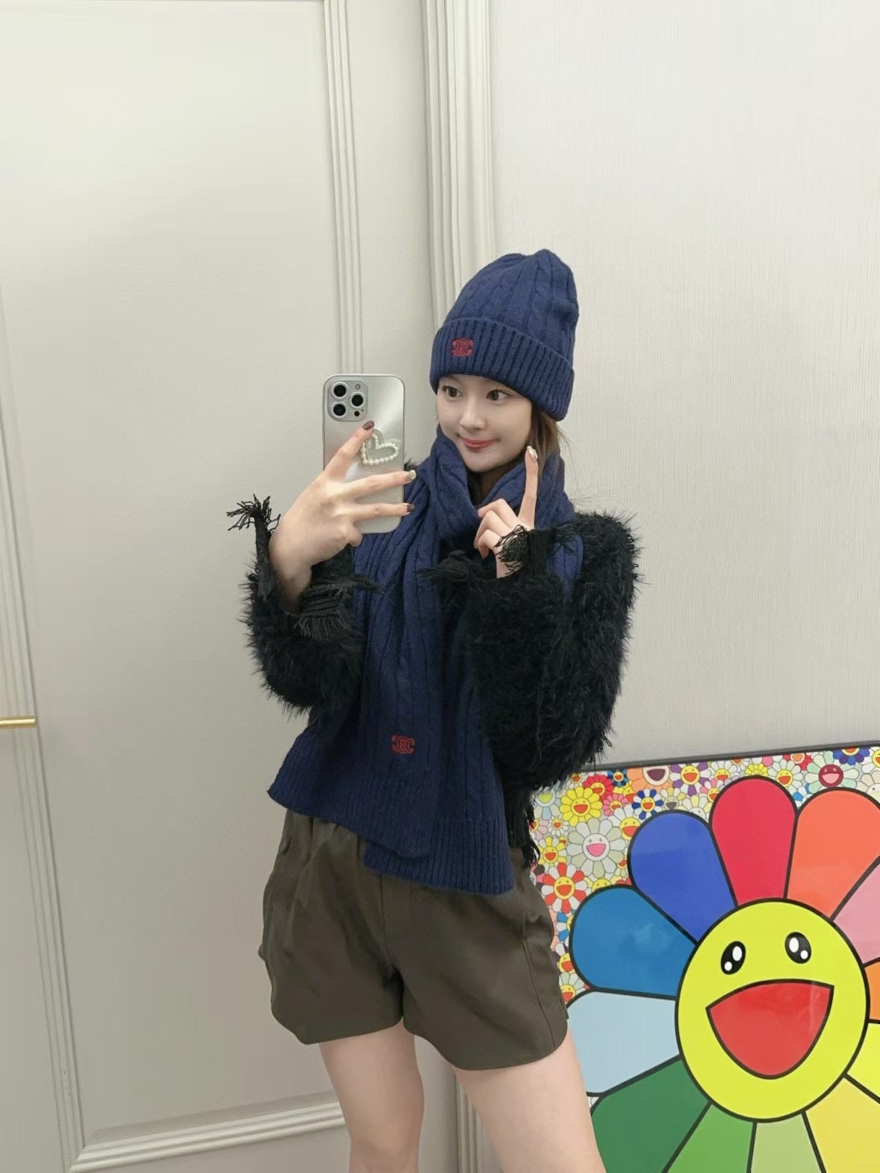 US / 셀린느 모자➕스카프