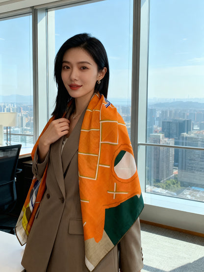 US / 에르메스 벨벳 스카프