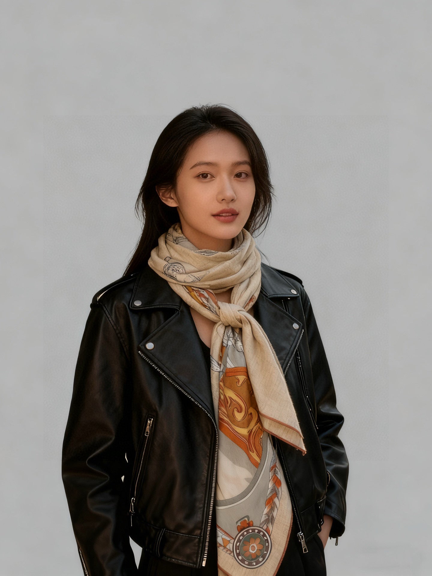 US / 에르메스 벨벳 스카프