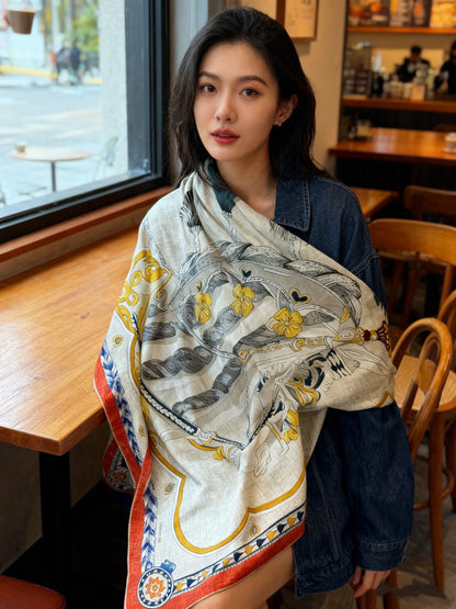 US / 에르메스 벨벳 스카프