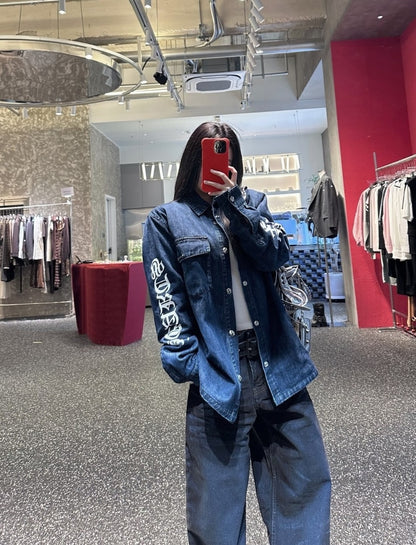 GTR / 크롬하츠 데님 셔츠 솜옷