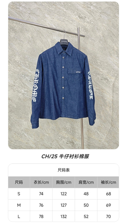 GTR / 크롬하츠 데님 셔츠 솜옷