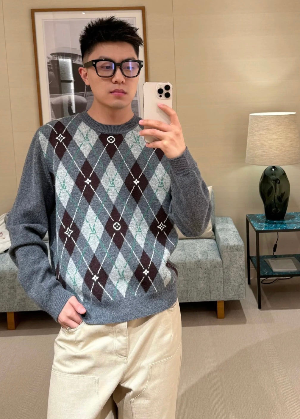 TJ셀러 / 루이비통 라운드 셔츠