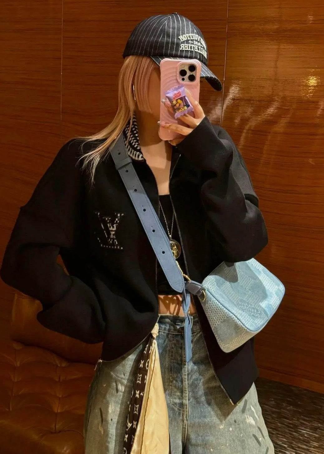 TJ셀러 / 루이비통 니트 파일럿 재킷