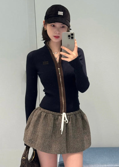 TJ셀러 / 미우미우 슬림한 지퍼 스웨터