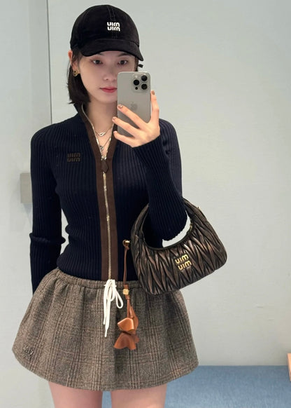 TJ셀러 / 미우미우 슬림한 지퍼 스웨터