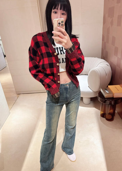 TJ셀러 / 루이비통 레드 체크 카디
