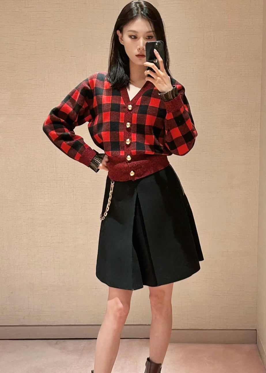 TJ셀러 / 루이비통 레드 체크 카디