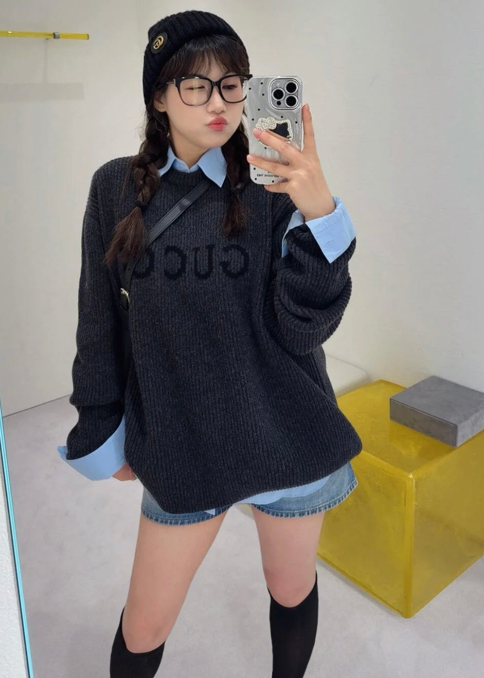 TJ셀러 / 구찌 알파벳 무늬 스웨터