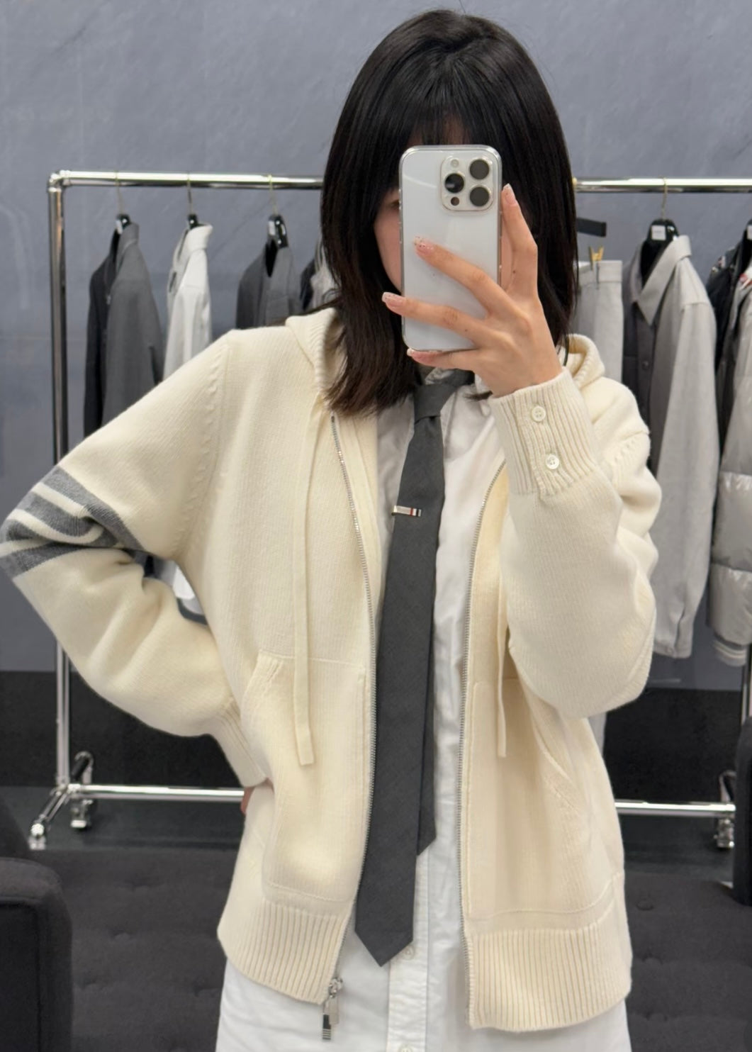 TJ셀러 / 톰브라운 후드 코트