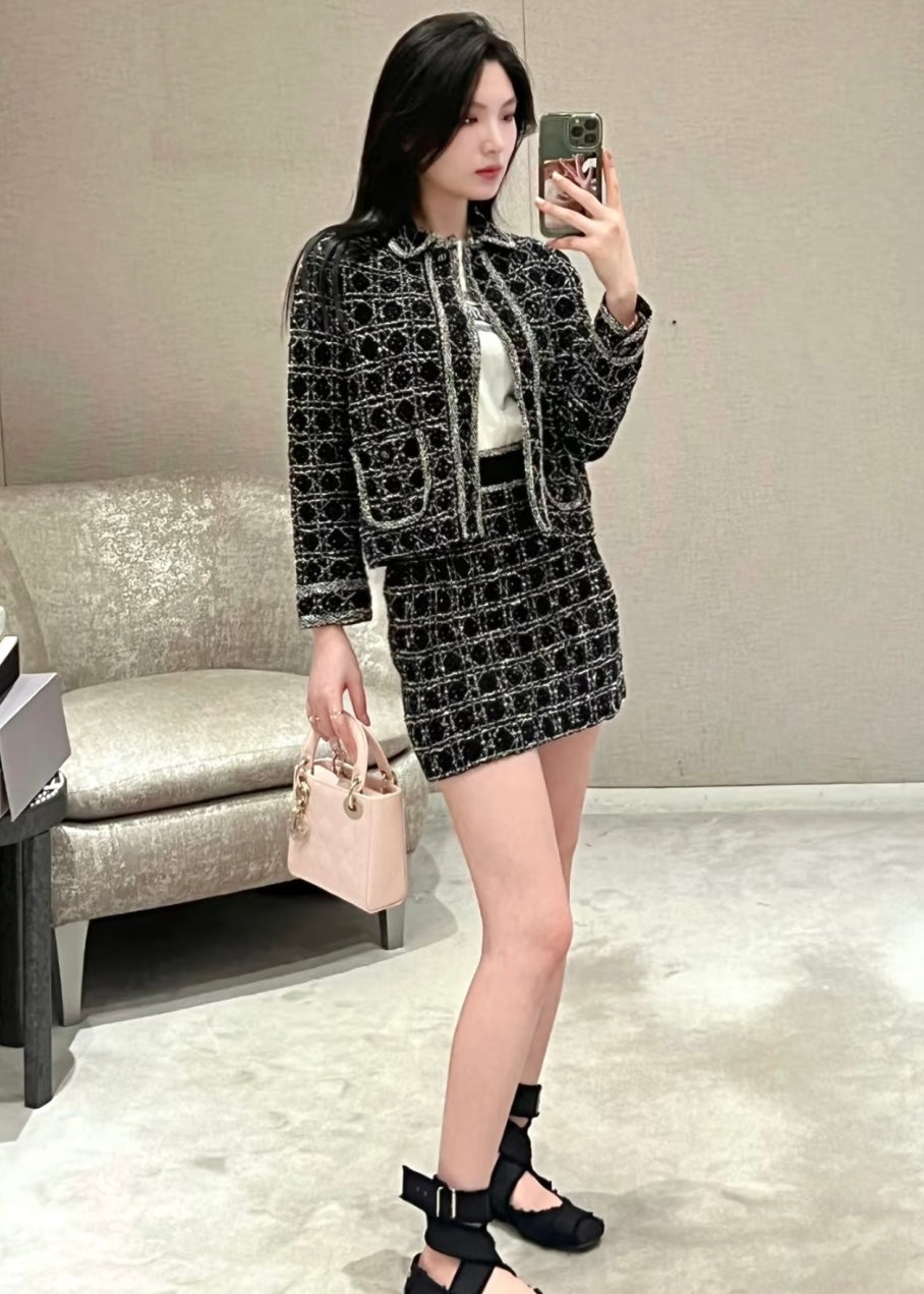 TJ셀러 / 디올 체크무늬 외투
