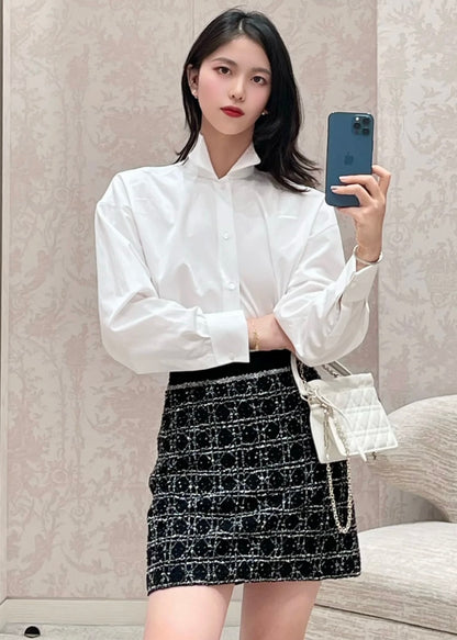 TJ Seller / 디올 체크 스커트