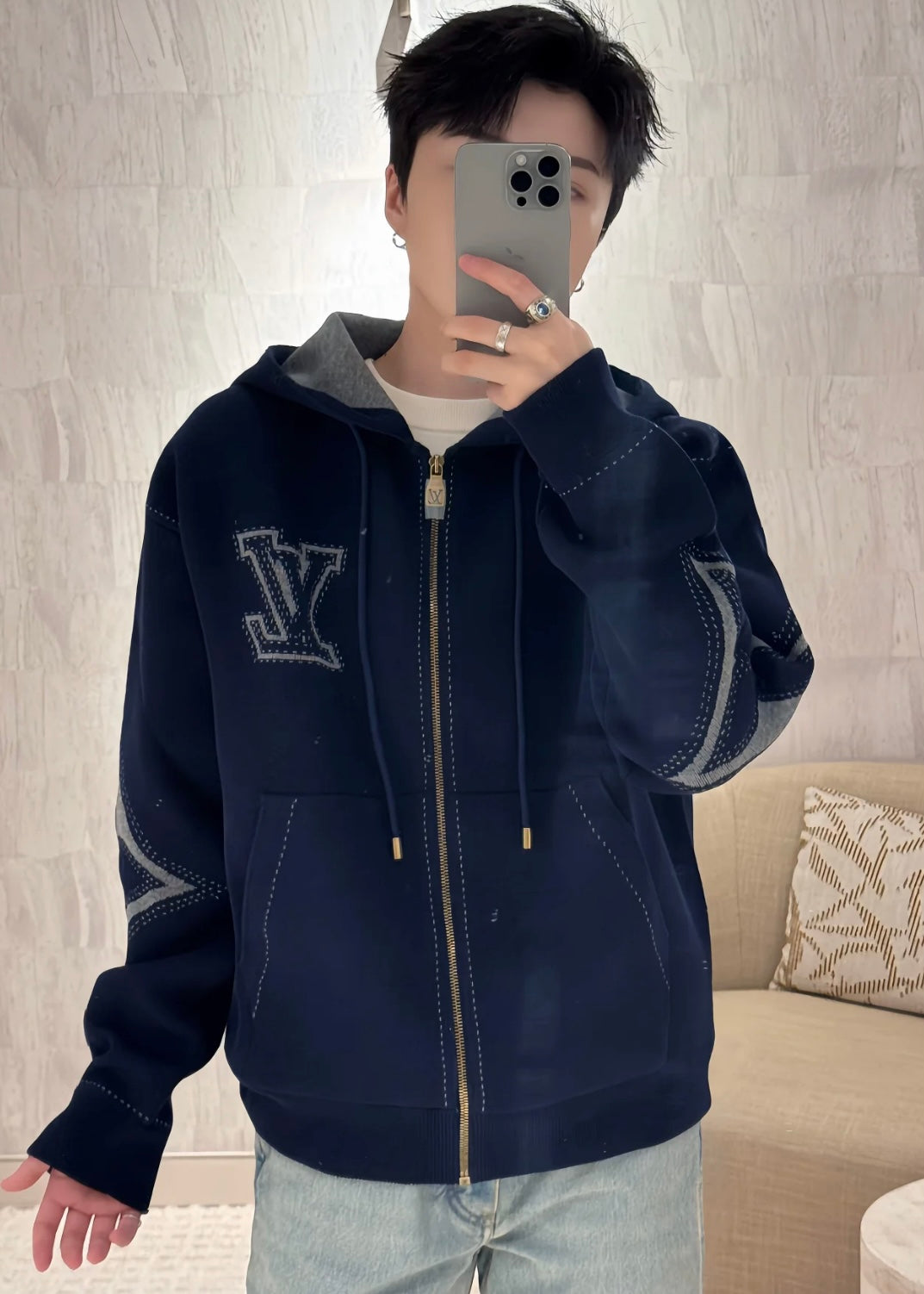 TJ셀러 / 루이비통 지퍼 후드