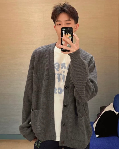 TJ셀러 / 루이비통 자수 캐시미어 카디건