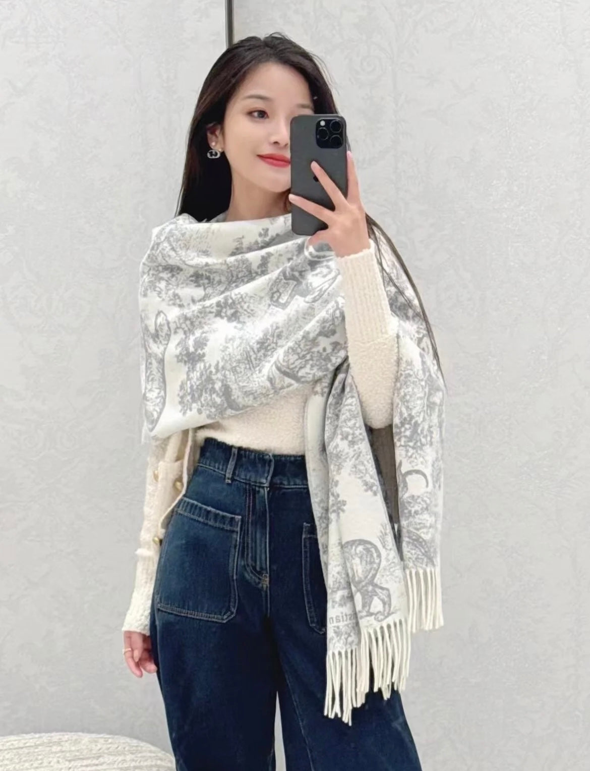 신조 / 디올 스카프