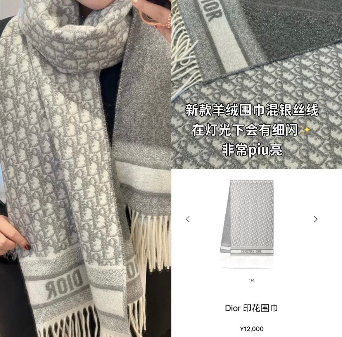 신조 / 디올 스카프