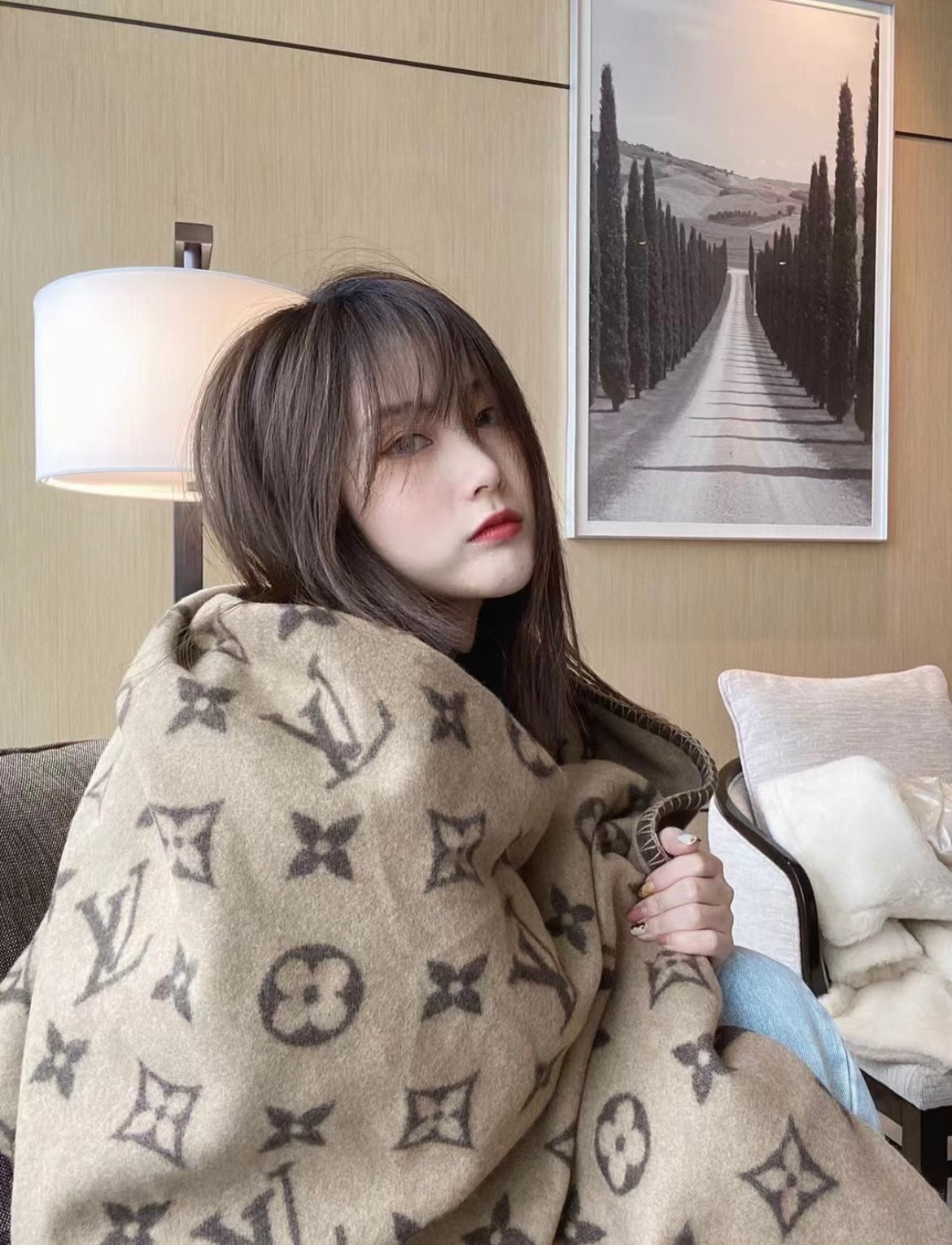 신조 / 루이비통 스카프