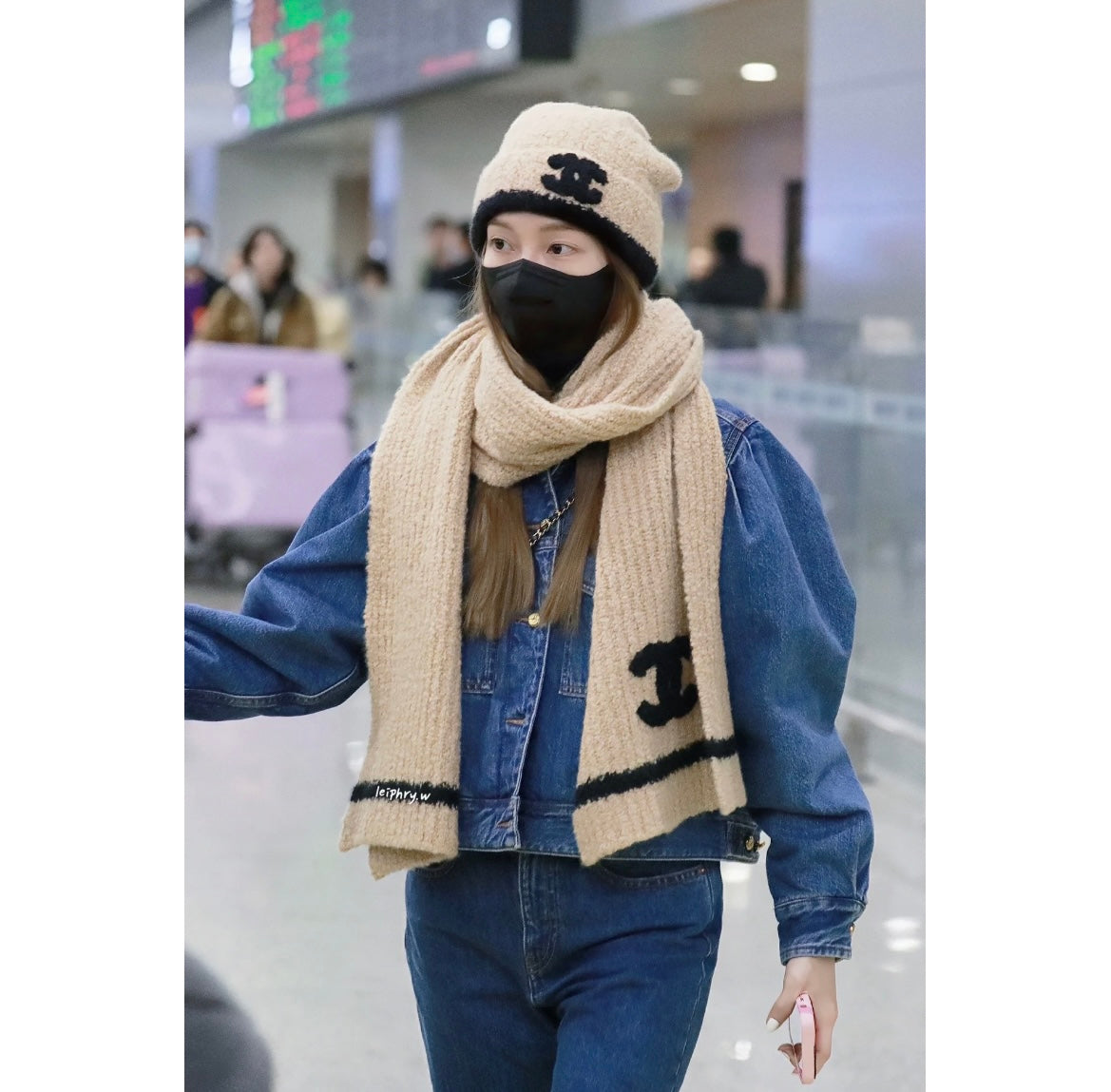 신조 / 샤넬 모자 스카프