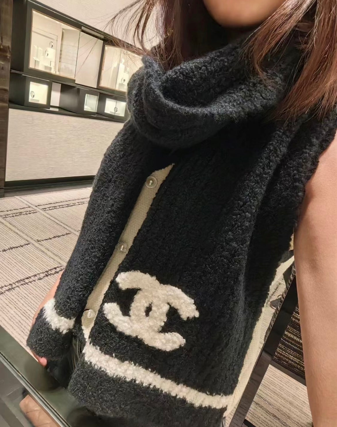 신조 / 샤넬 모자 스카프