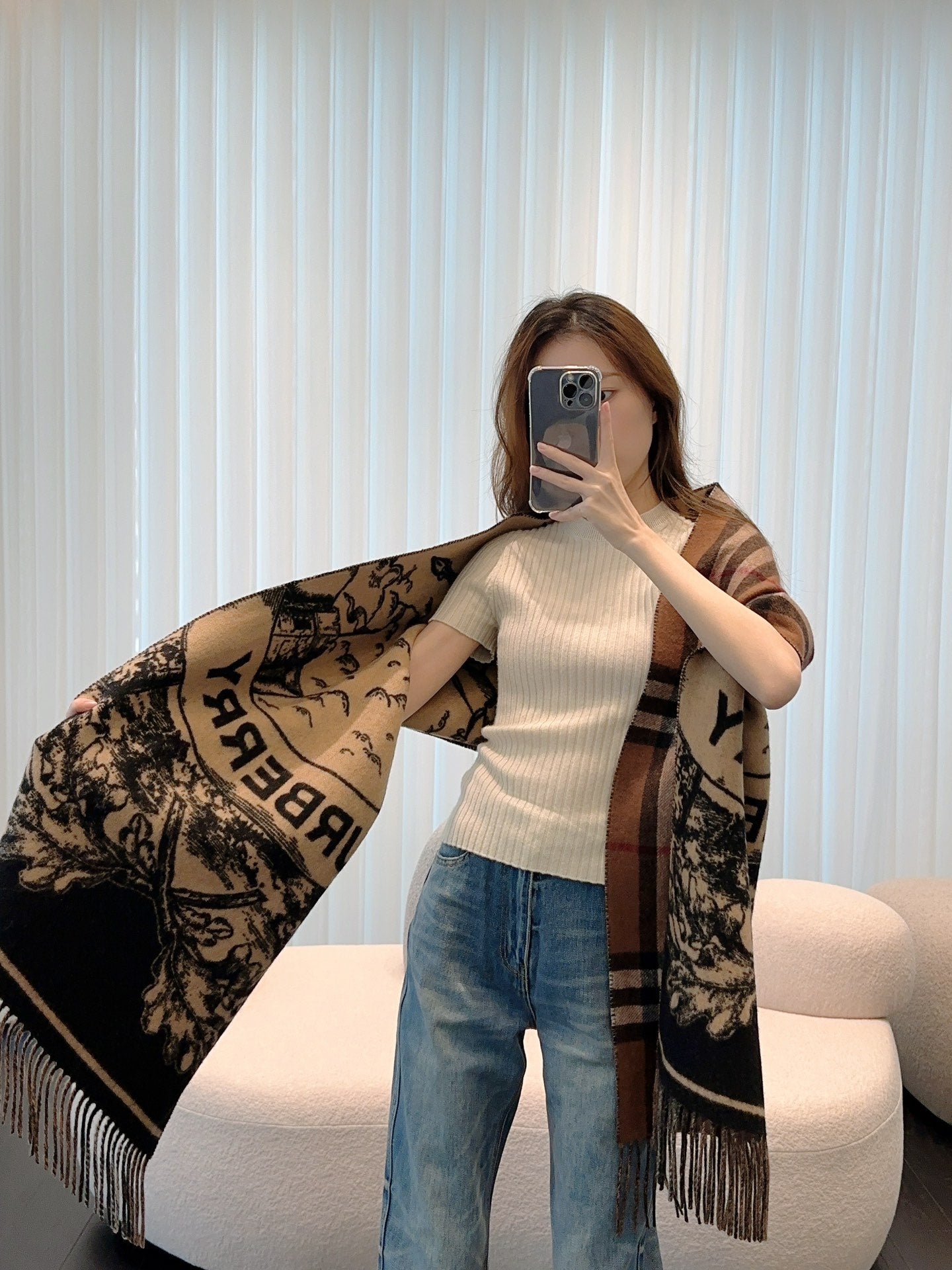 신조 / 버버리 스카프
