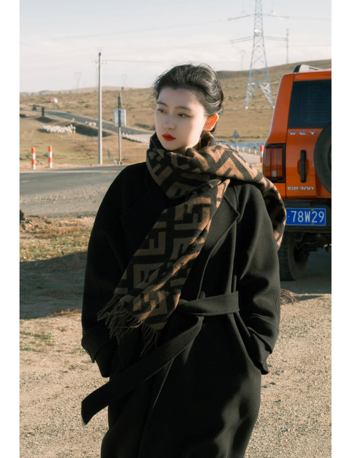신조 / 펜디 스카프