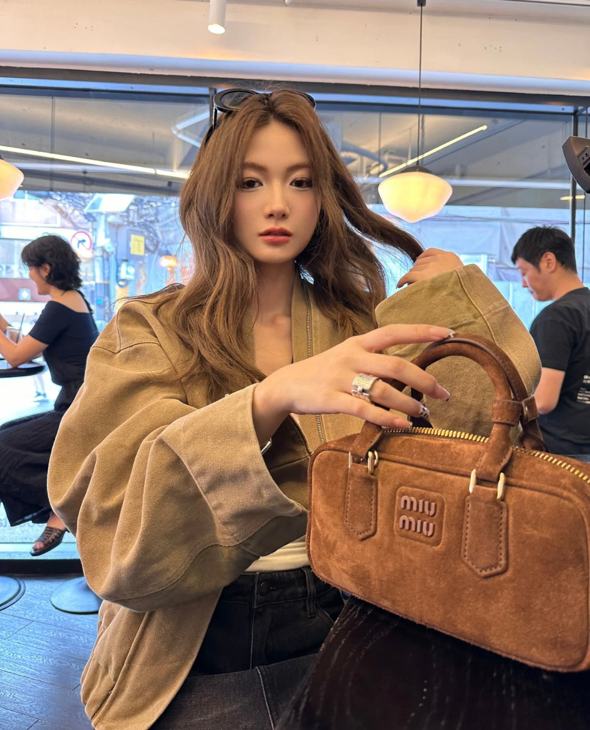 카타 / 미우미우 볼링 백