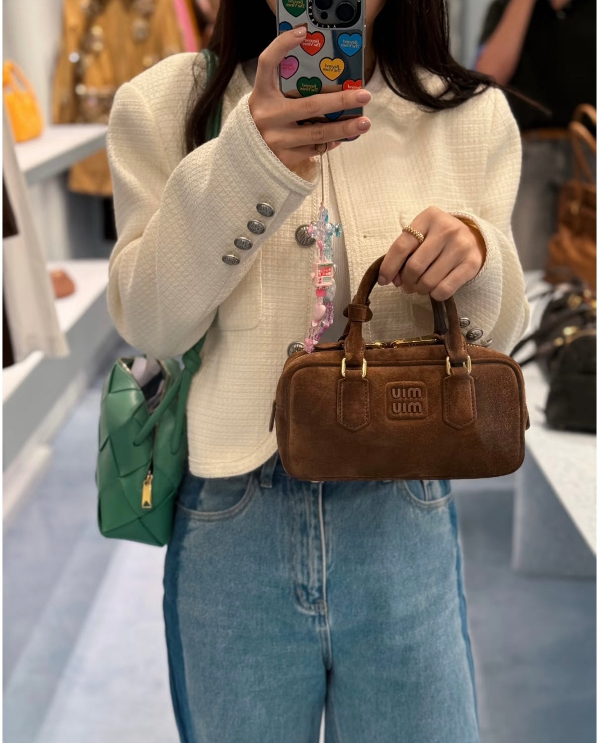 카타 / 미우미우 볼링 백