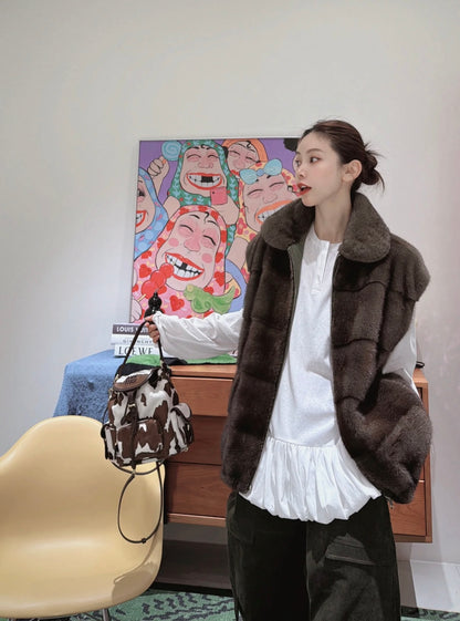 카타 / 미우미우 신형 젖소 무늬 백팩