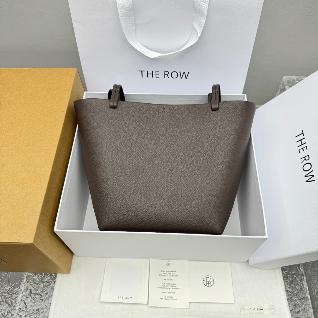 카타 / 더로우 가죽 tote 핸드백