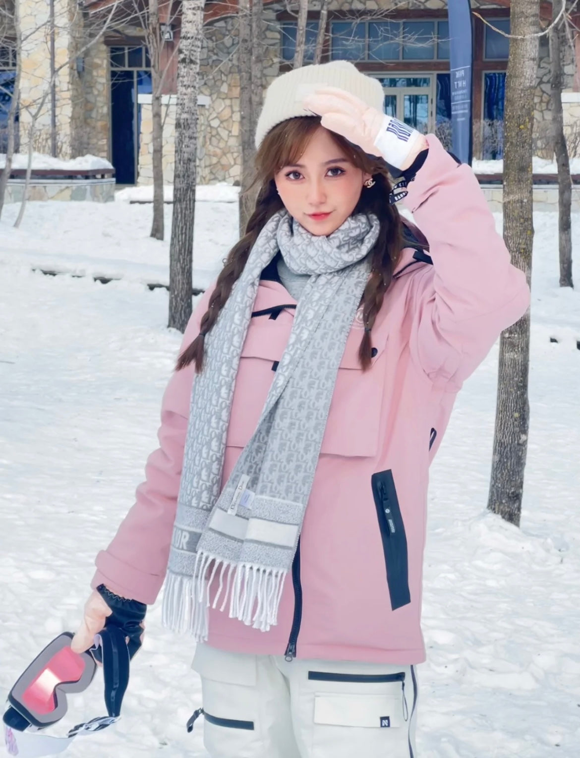 신조 / 디올 스카프