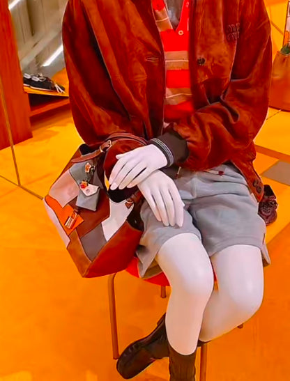 카타 / 미우미우 가을 겨울 한정 접합 바구니 가방
