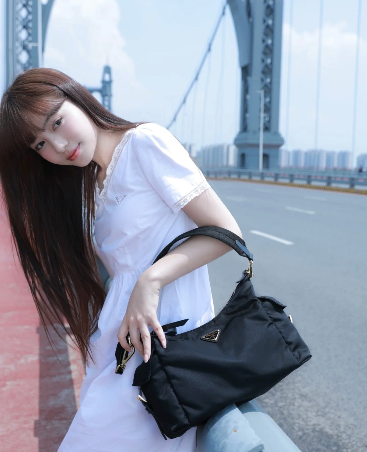 카타 / 프라다 크로스/숄더 캔버스 백