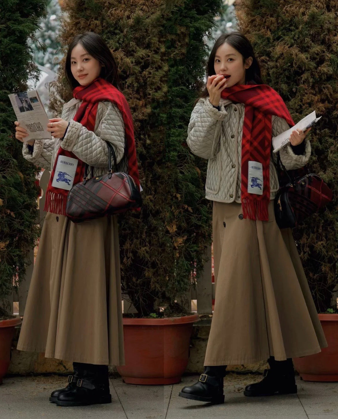 신조 / 버버리 스카프