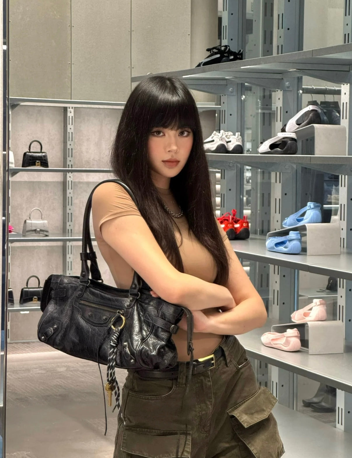 카타 / 발렌시아가 가로판 기관차 가방