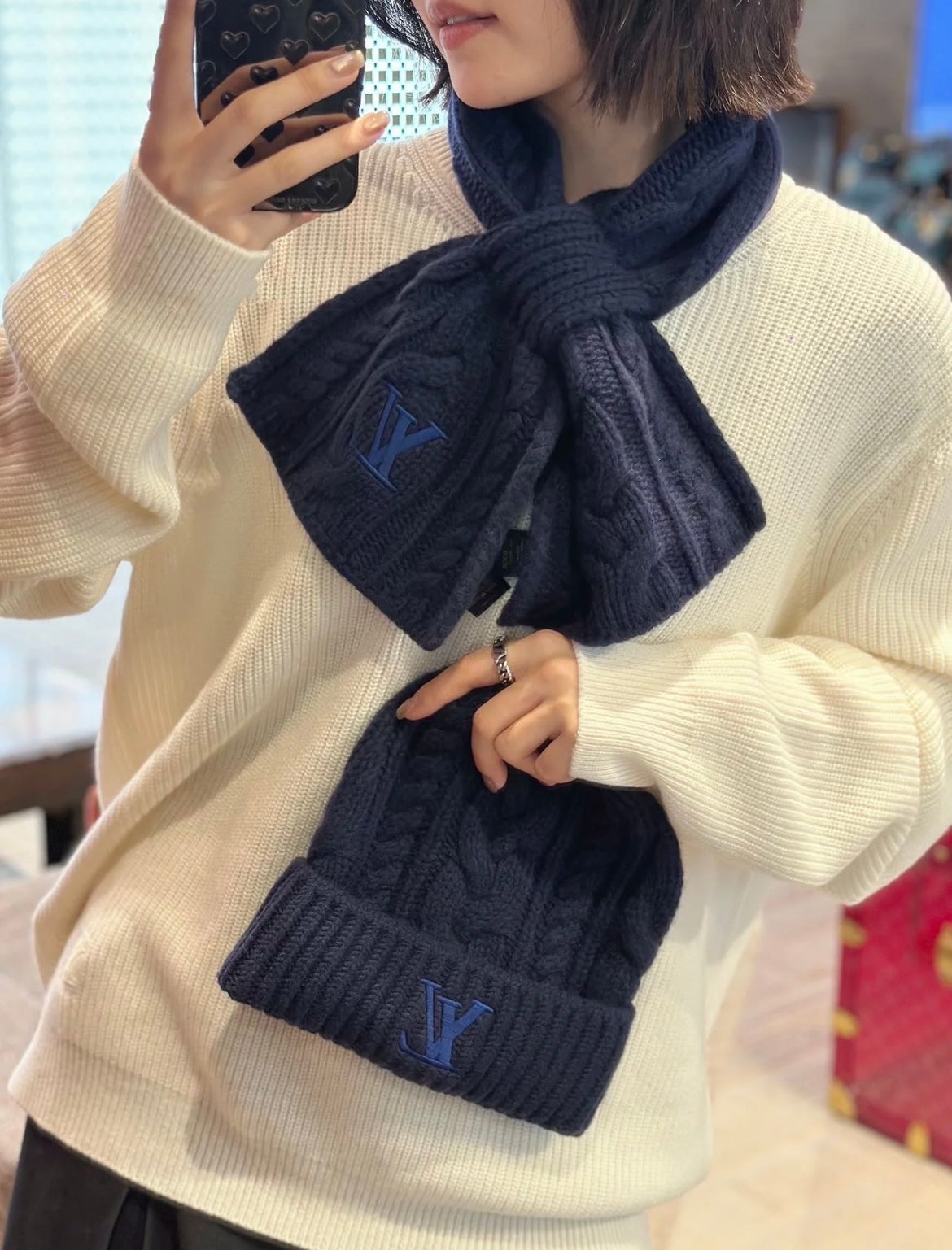 신조 / 루이비통 스카프