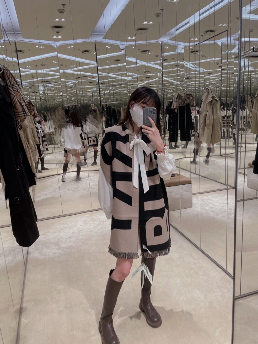 신조 / 버버리 스카프