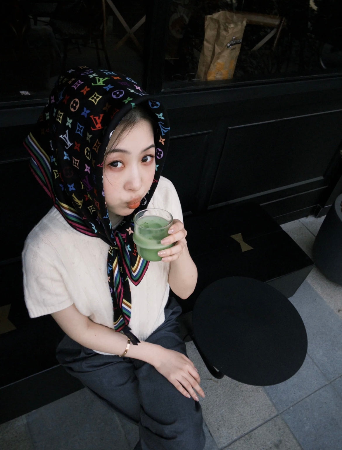 신조 / 루이비통 스카프