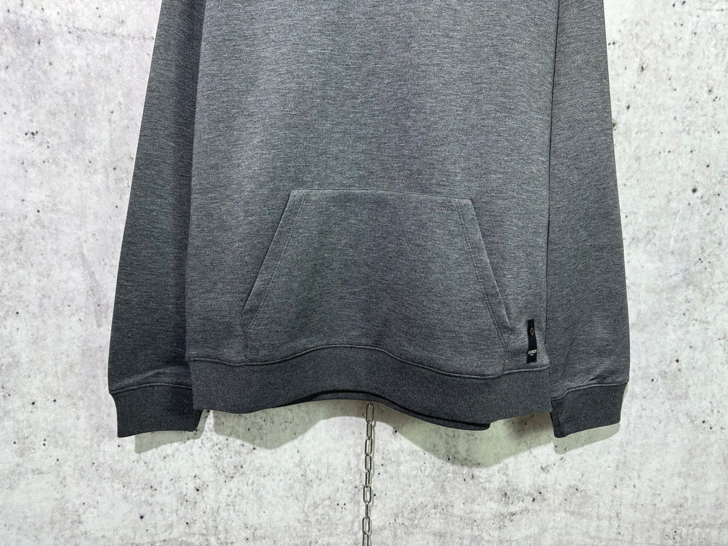 체인2호 / 펜디 면 후드티 그레이