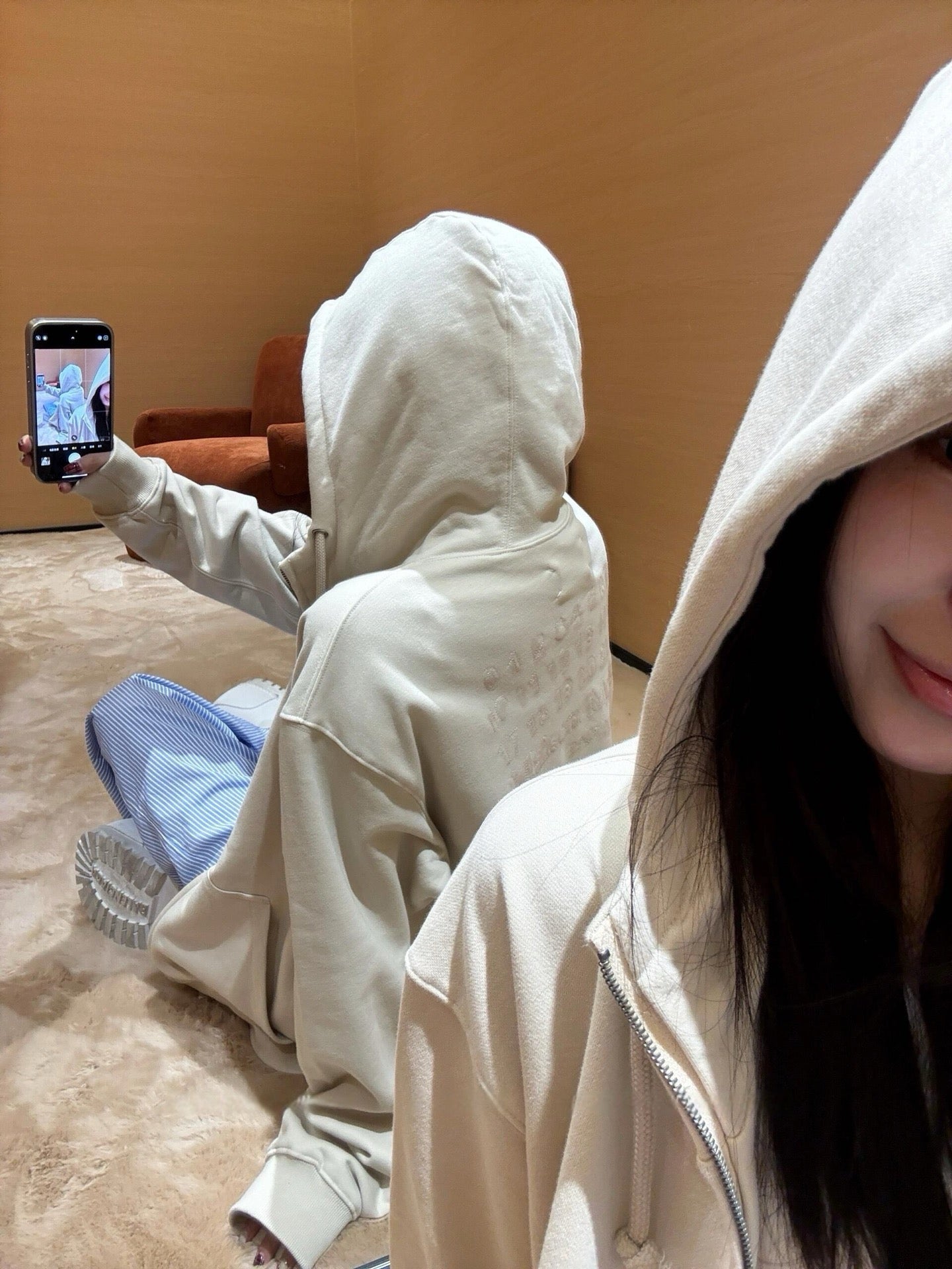 체인2호 / 메종마르지엘라 루즈핏 후드 자켓