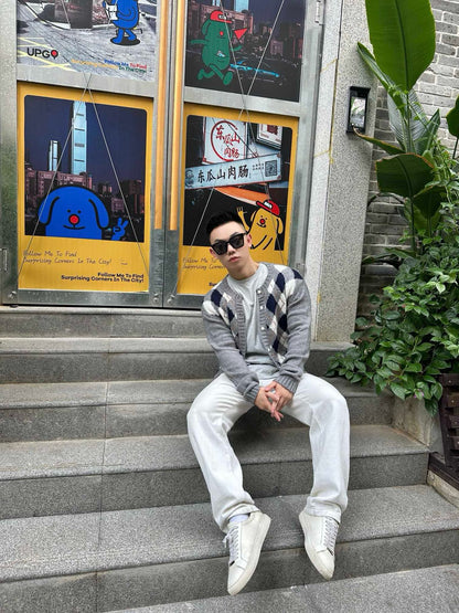 체인2호 / 프라다 라운드넥 니트 가디건