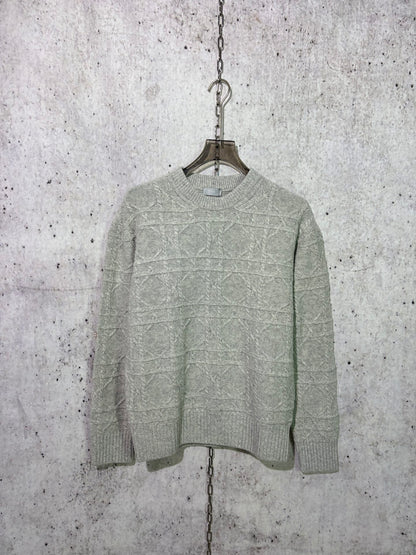 체인2호 / 디올 라운드넥 니트 그레이