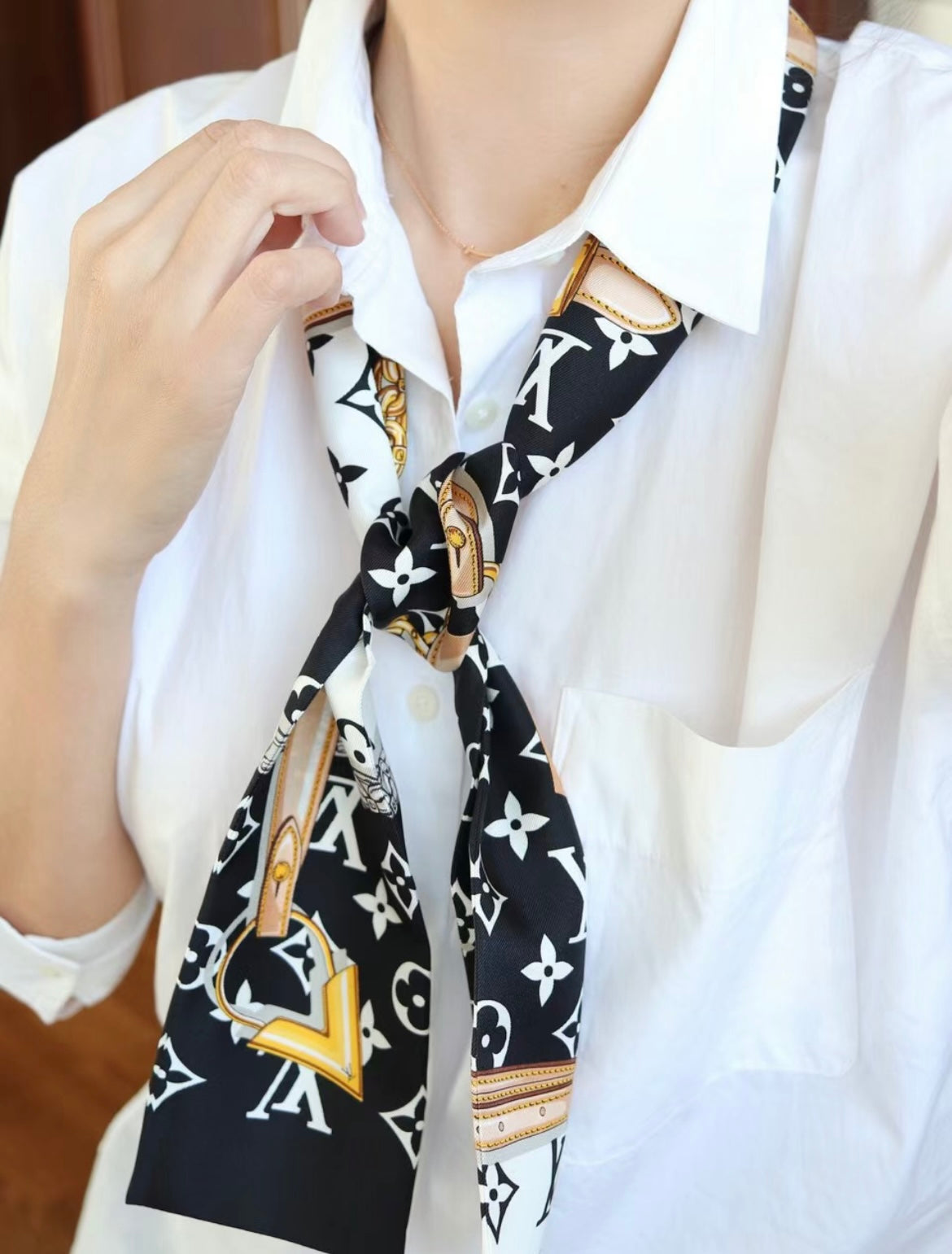 신조 / 루이비통 스카프